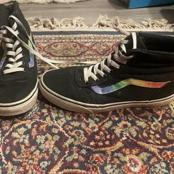 Vans With Rainbow Womens Size 10