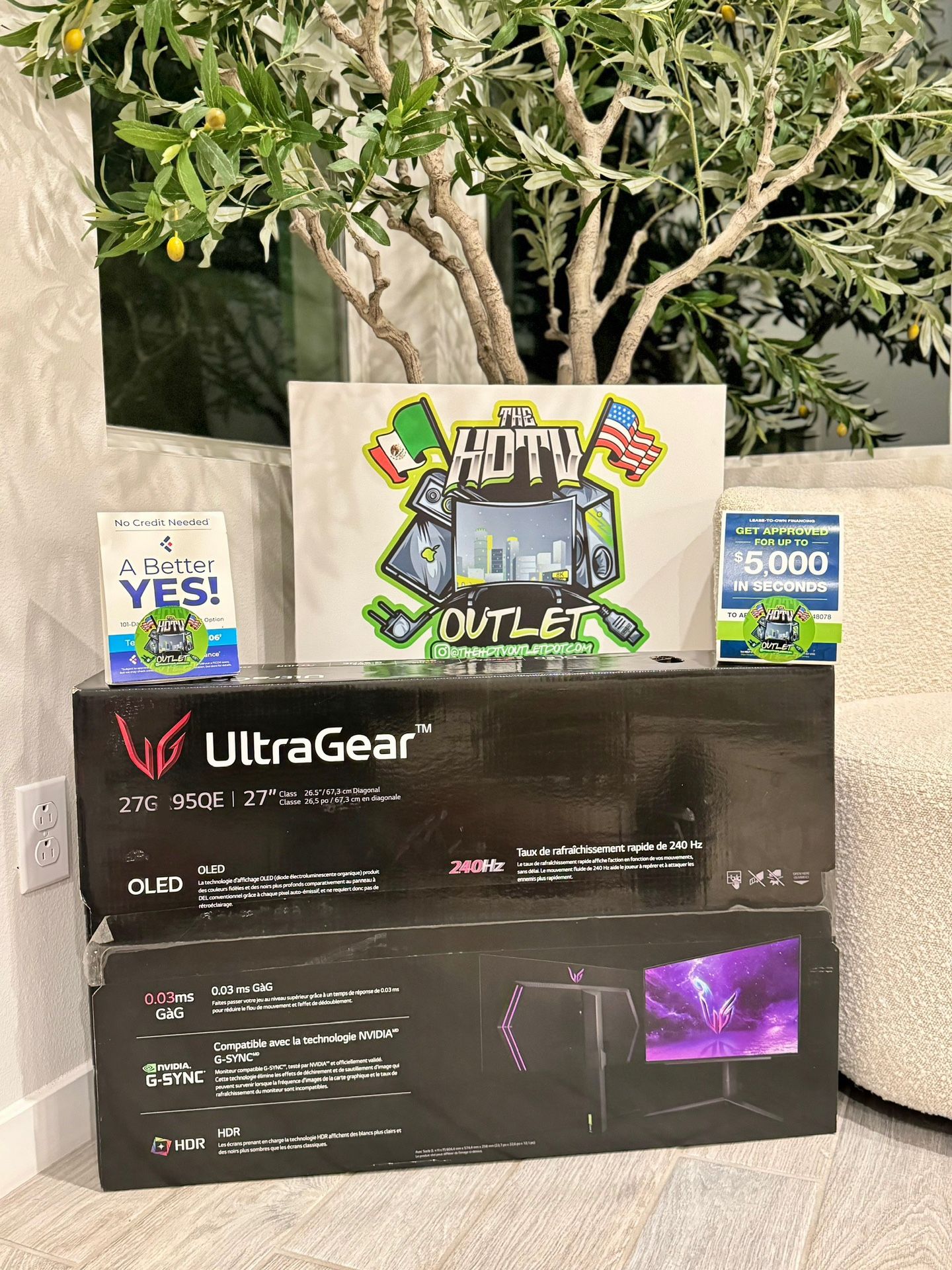 27” Lg Ultra gear Oled Qhd 240hz .03ms G Sync Hdr400 27GS95QE