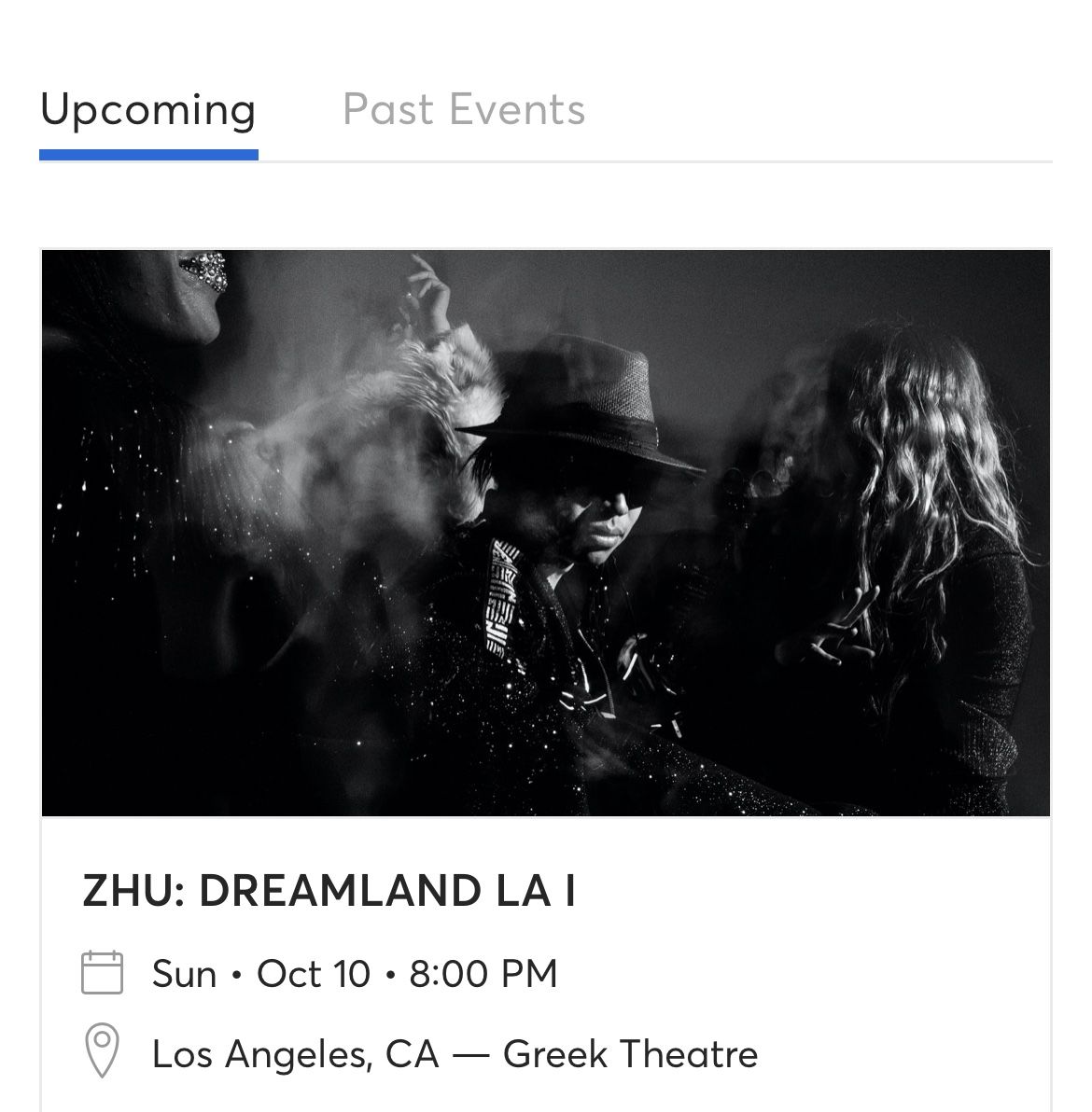 Two Tickets To Zhu This Sunday @ Greek Theatre