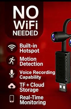 Mini USB Spy Camera No WiFi Required