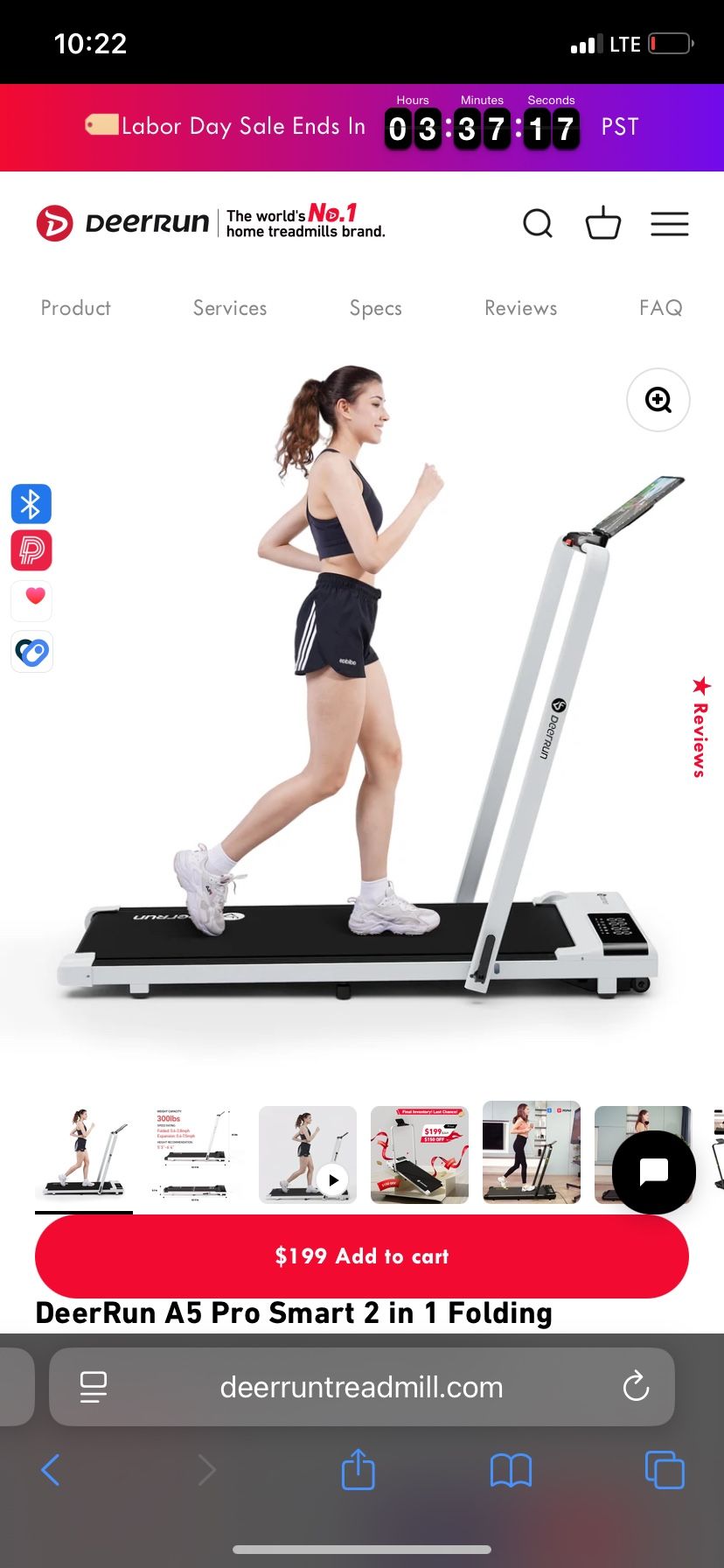 DEER RUN TREADMILL