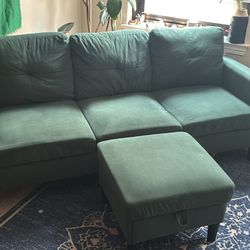 Green Sectional Couch 