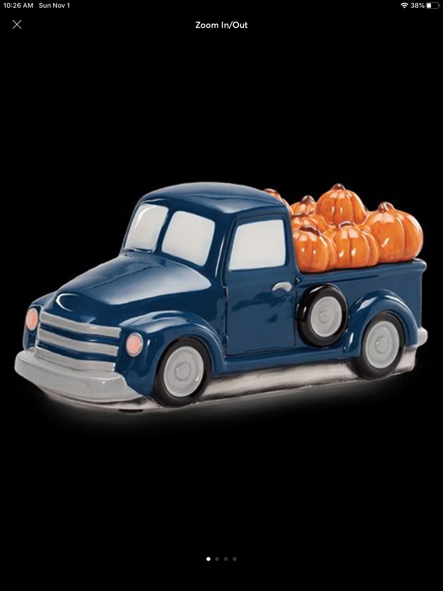 Scentsy Warmer Pumpkin Delivery Truck