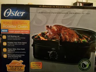 Oster 18qt - 22lbs turkey roaster oven