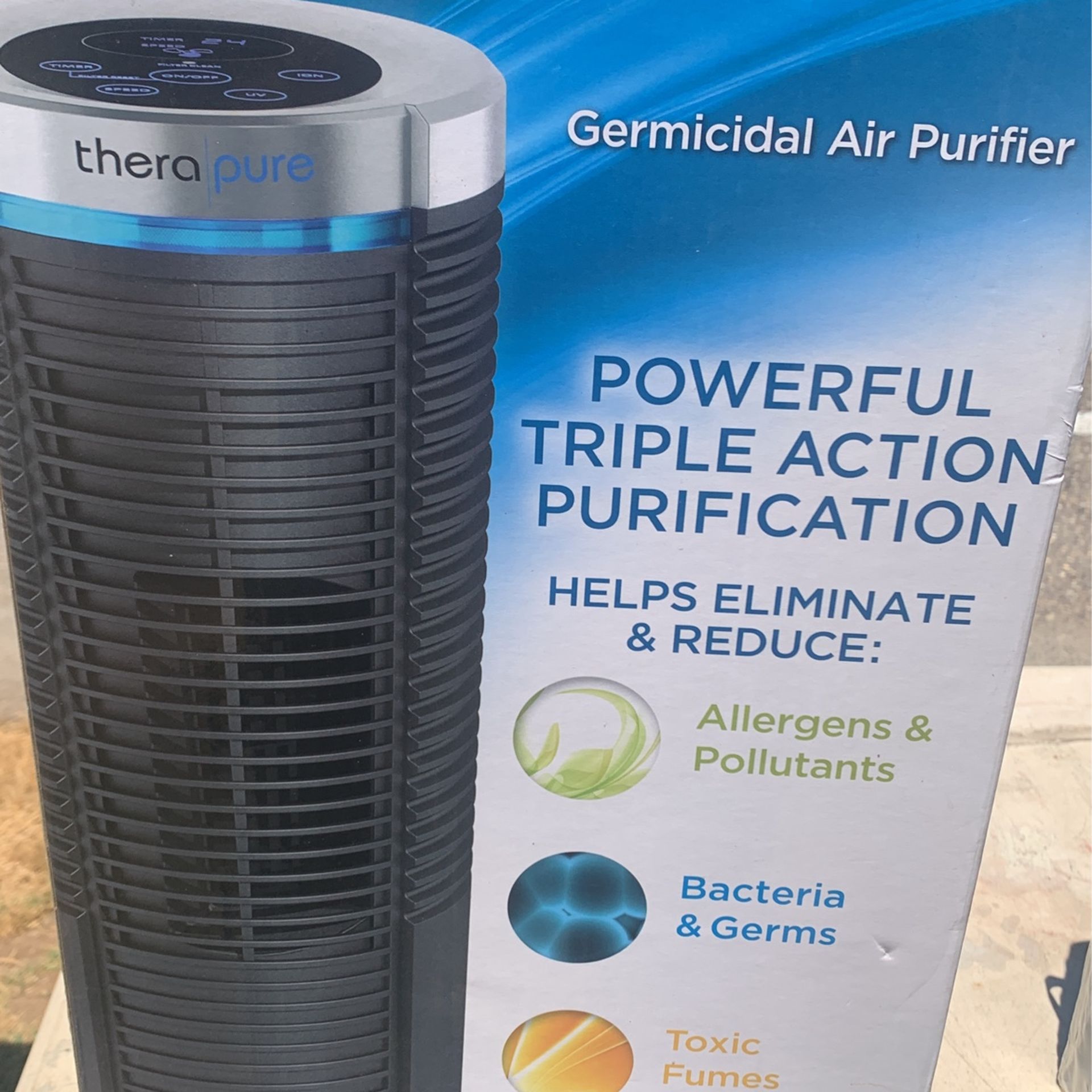 TPP240 HEPA-Type Air Purifier 200 sq ft Room Capacity