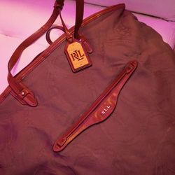 Lauren Ralph Lauren Olive Colored Purse