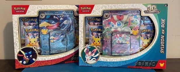 Pokémon 30th Celebration ex Box Set Of 2! Both Together For $125 FIRM! Factory Sealed! Pick Up In Coral Springs!