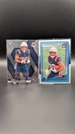 TreVeyon Henderson Rookie Card Lot Mosaic Optic