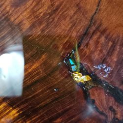 Live Edge Dark Walnut Table