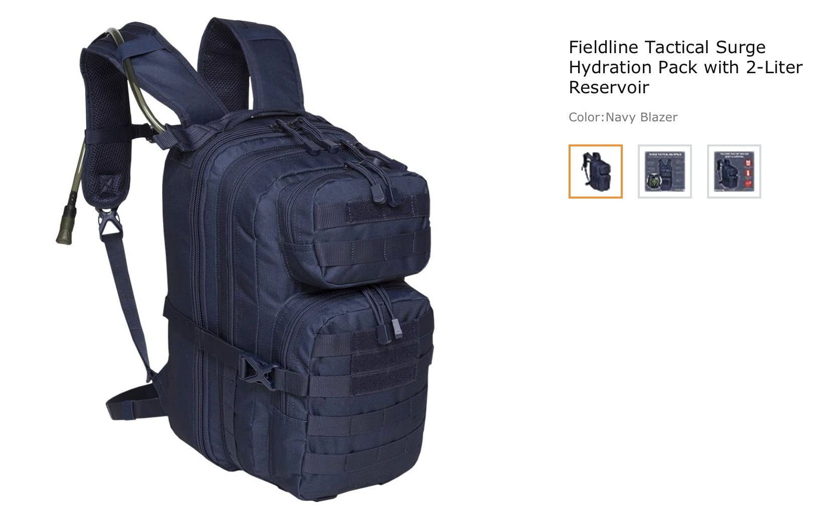 Fieldline Tactical Surge Hydration 3L Backpack 