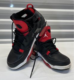 Jordan Jumpman MVP GS Bred Black Varsity Red White Youth Size 7Y Basketball Shoes DM1685-006 High Top Sneakers Kids Boys Girls Womens Equivalent 8.5 R