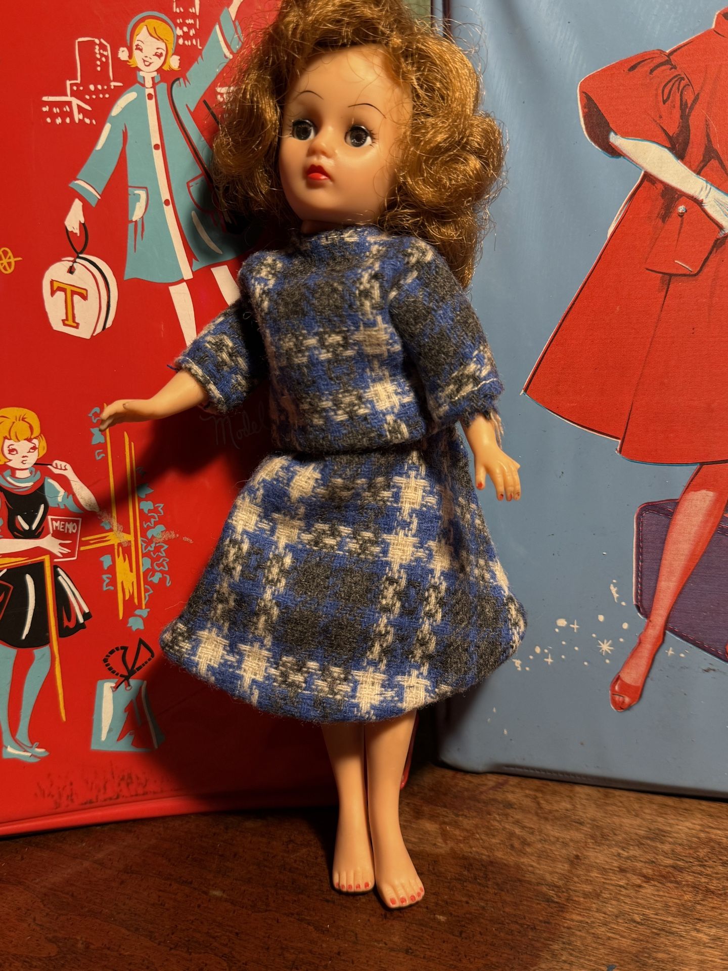 Vintage BarbieAnd Tammy Dolls 1950s With Suitcases And More