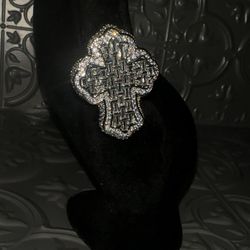 18k Gold Plated Cross Ring 