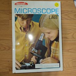Vintage Skil-craft microscope lab