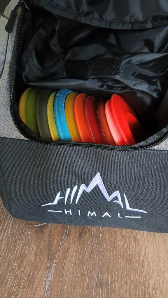 Brand New Disc Gold Bag With Used Discs