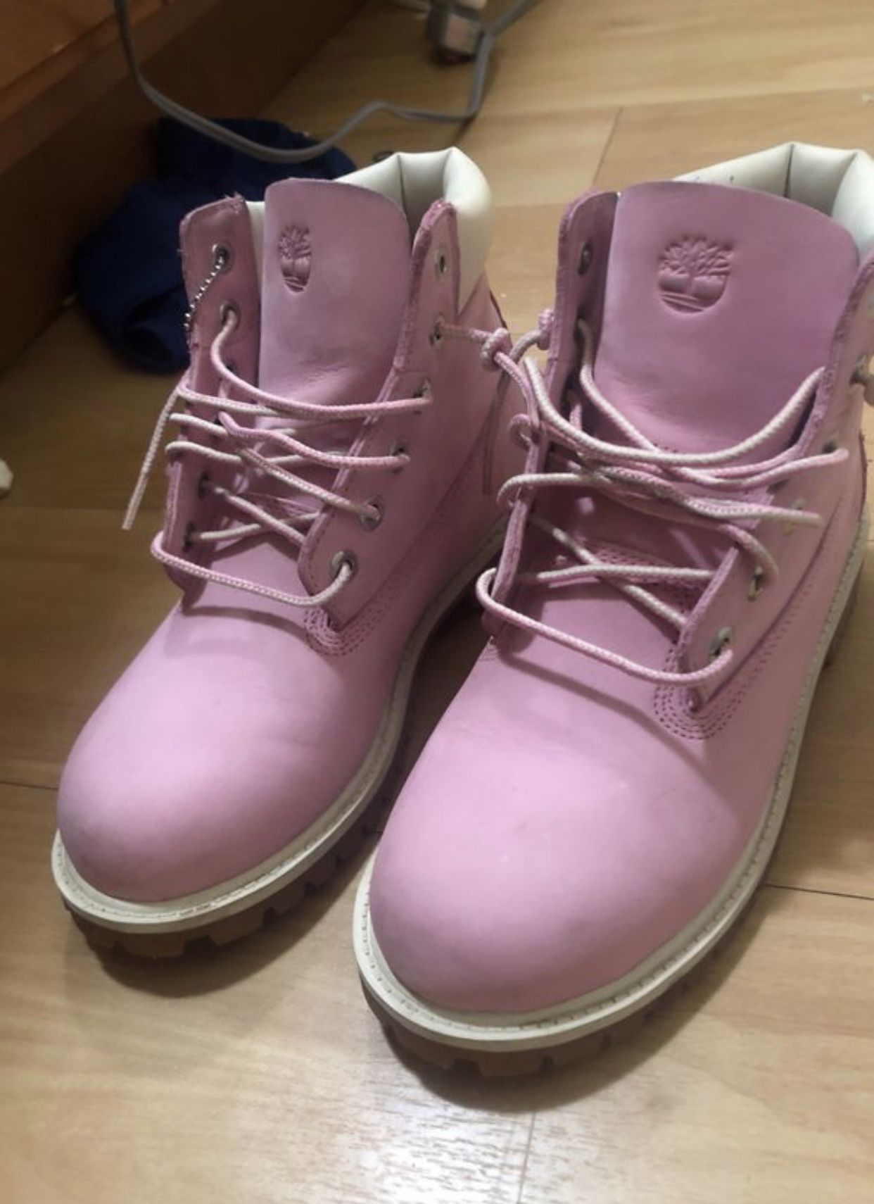 Pink Timberland Boots