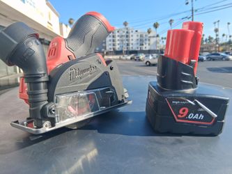 Milwaukee 3in. Cut Off Saw, & 4. 0Ah