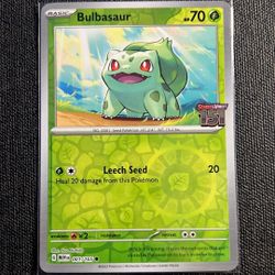 Bulbasaur 151 Stamped Reverse Holo #1