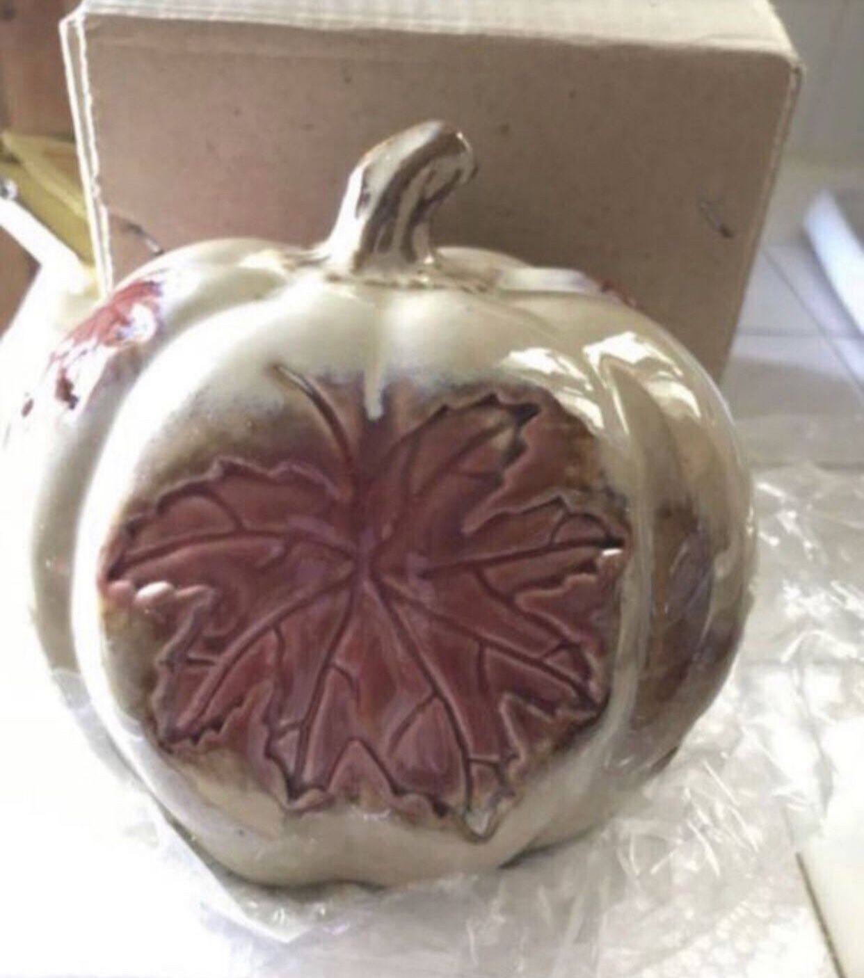 Ceramic fall π pumpkin decoration New