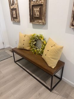 Pottery Barn bench / coffee table