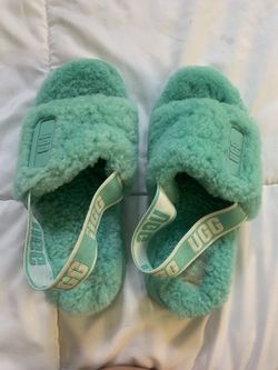 Fluffy Platform Ugg Sandals