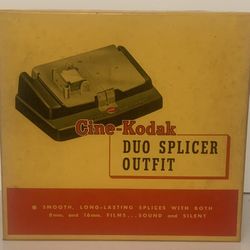 Vintage Cine Kodak Duo Splicer Outfit Complete with original box and instructions