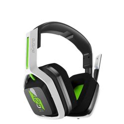 Astro A20 Wireless Gaming Headset, White/Green