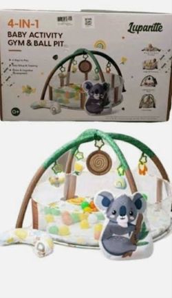 Lupantte 4-in-1 Baby Activity Gym & Ball Pit