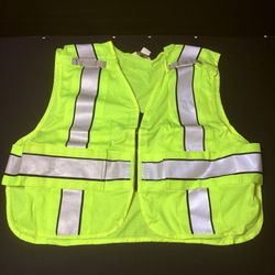 Public Safety Uniform Utility Vest (Size XXL) Reflective Police Safety Vest