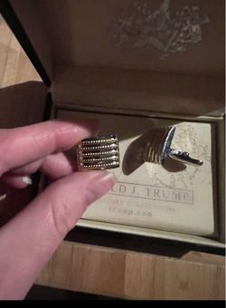 Donald J. Trump Signature Collection Cufflinks with Original Box
