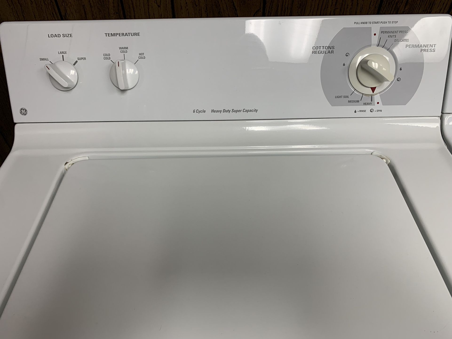 GE Heavy Duty Super Capacity Washer/Electric Dryer (can deliver) for