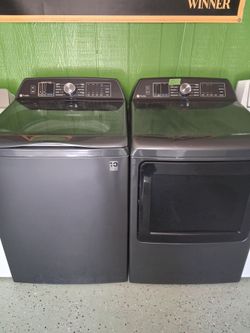 Washer and dryer electric  general electric cañon size capacity plus tub whit warranty electric cañon size capacity plus tub whit warranty $600