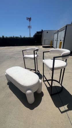 Chairs and storage compartment