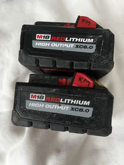 Milwaukee batteries