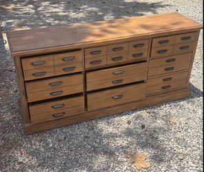 9 Drawer Dresser Real Wood