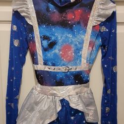 Galaxy Space Girl Costume Size L 12-14