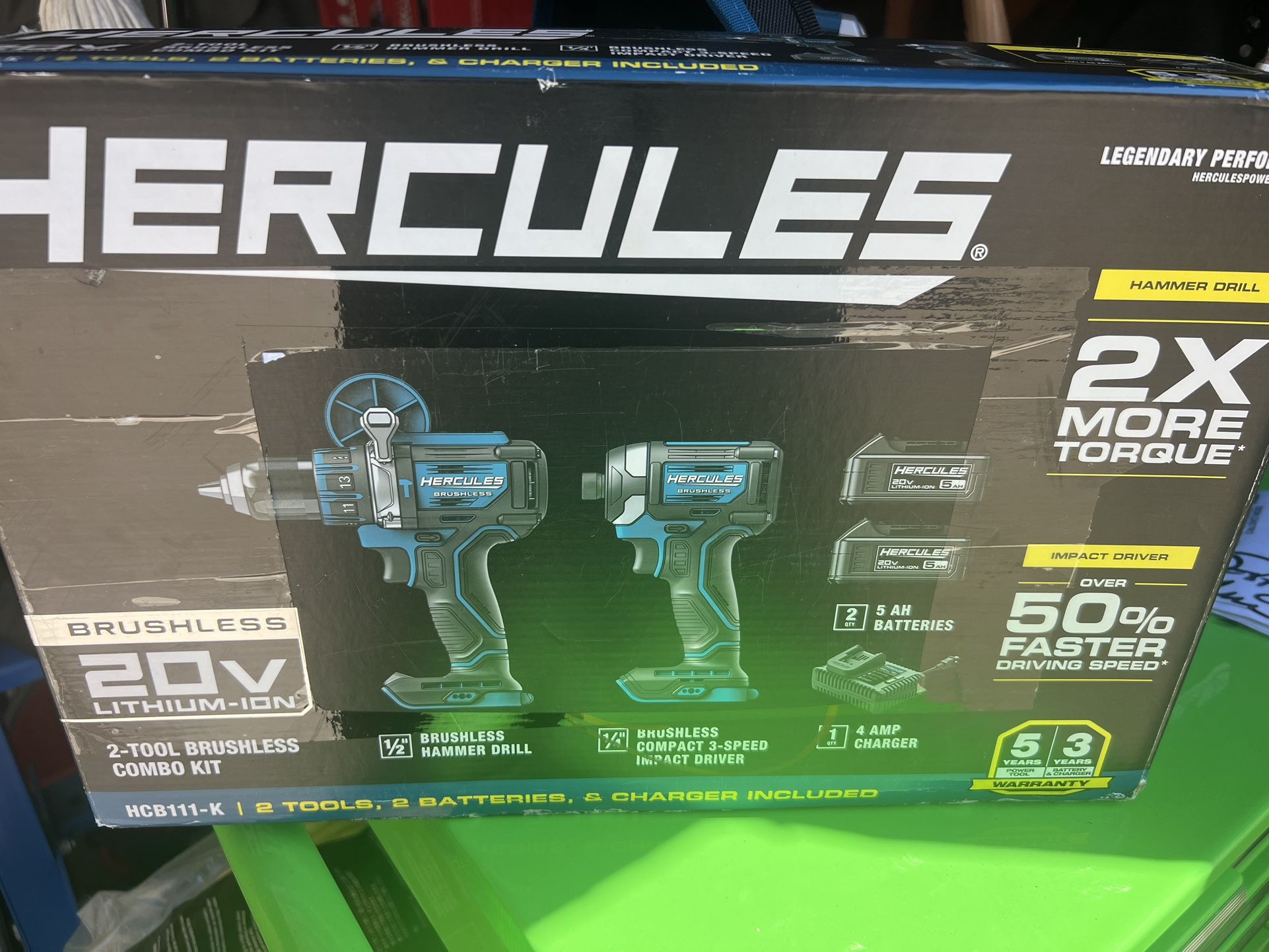Hercules 20V Drill Combo Set