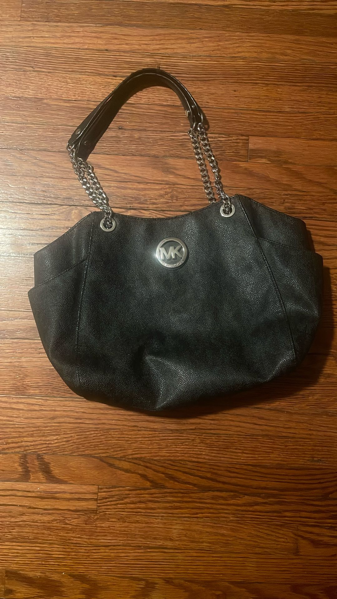 Black Michael Kors Bag W/ Chain Handles