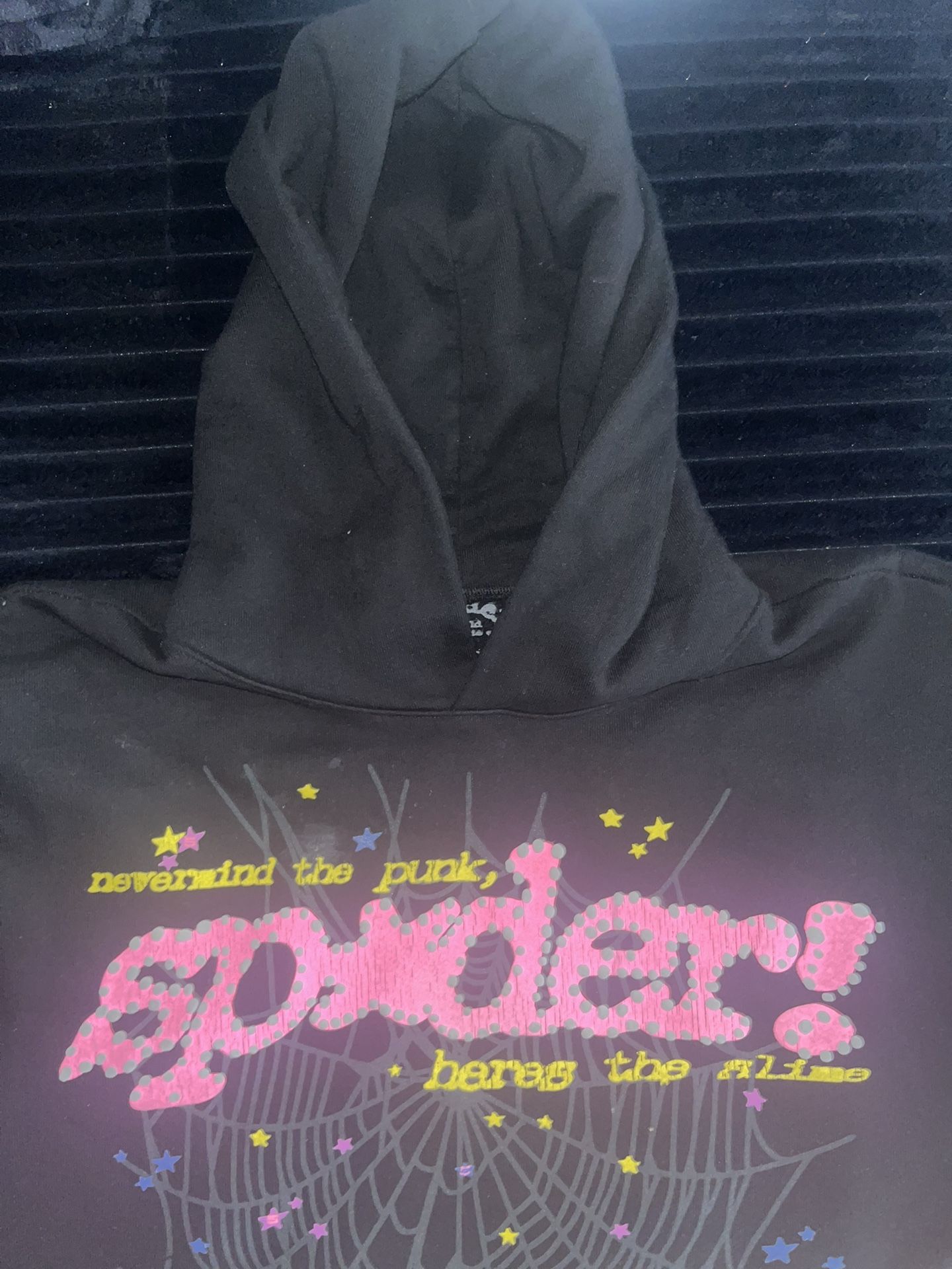 Spider Hoodie Size Small Fits Good
