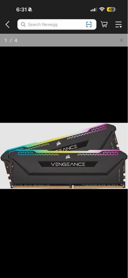 2 Corsair vengeance rams 16g 3200