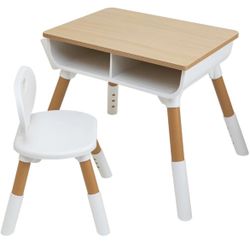 Wooden Desk And Chair Set