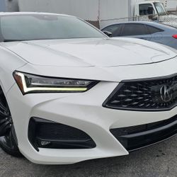 2021 Acura TLX A-Spec With Red Interior. Financing Available Starting At 3k Down 