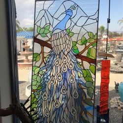 Stained Glass Peacock 