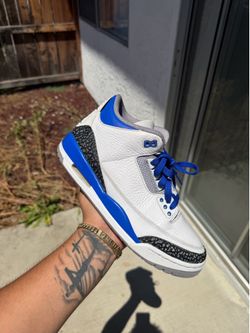JORDAN 3 RETRO “RACER BLUE” SZ 8.5