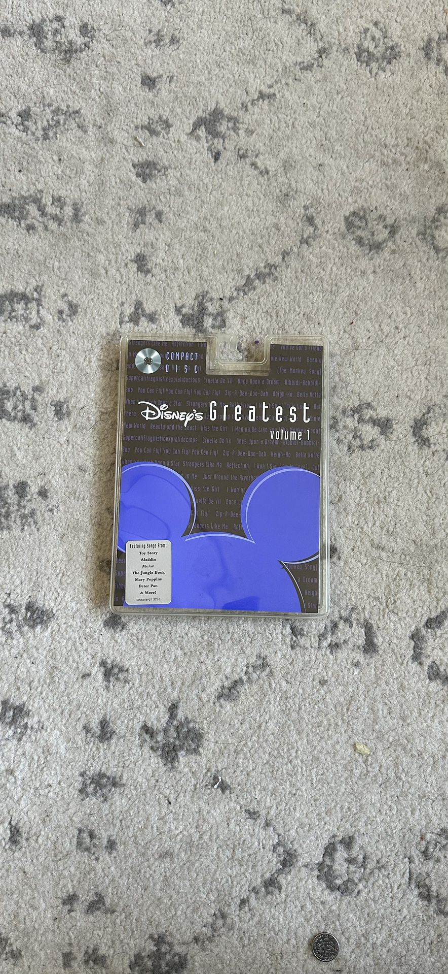 Disney's Greatest Vol. 1 by Disney CD 2001 Blister Pk  New & Sealed