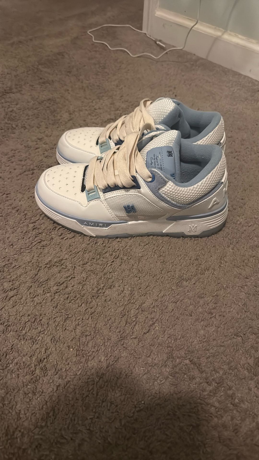 AMIRI MA-1 White Blue