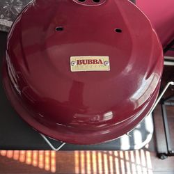 Bubba Burger 18-inch Portable Charcoal Grill.