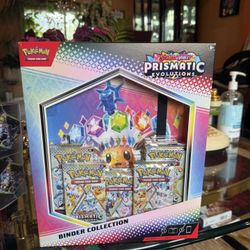 PRISMATIC EVOLUTION BINDER COLLECTION 4x Lot