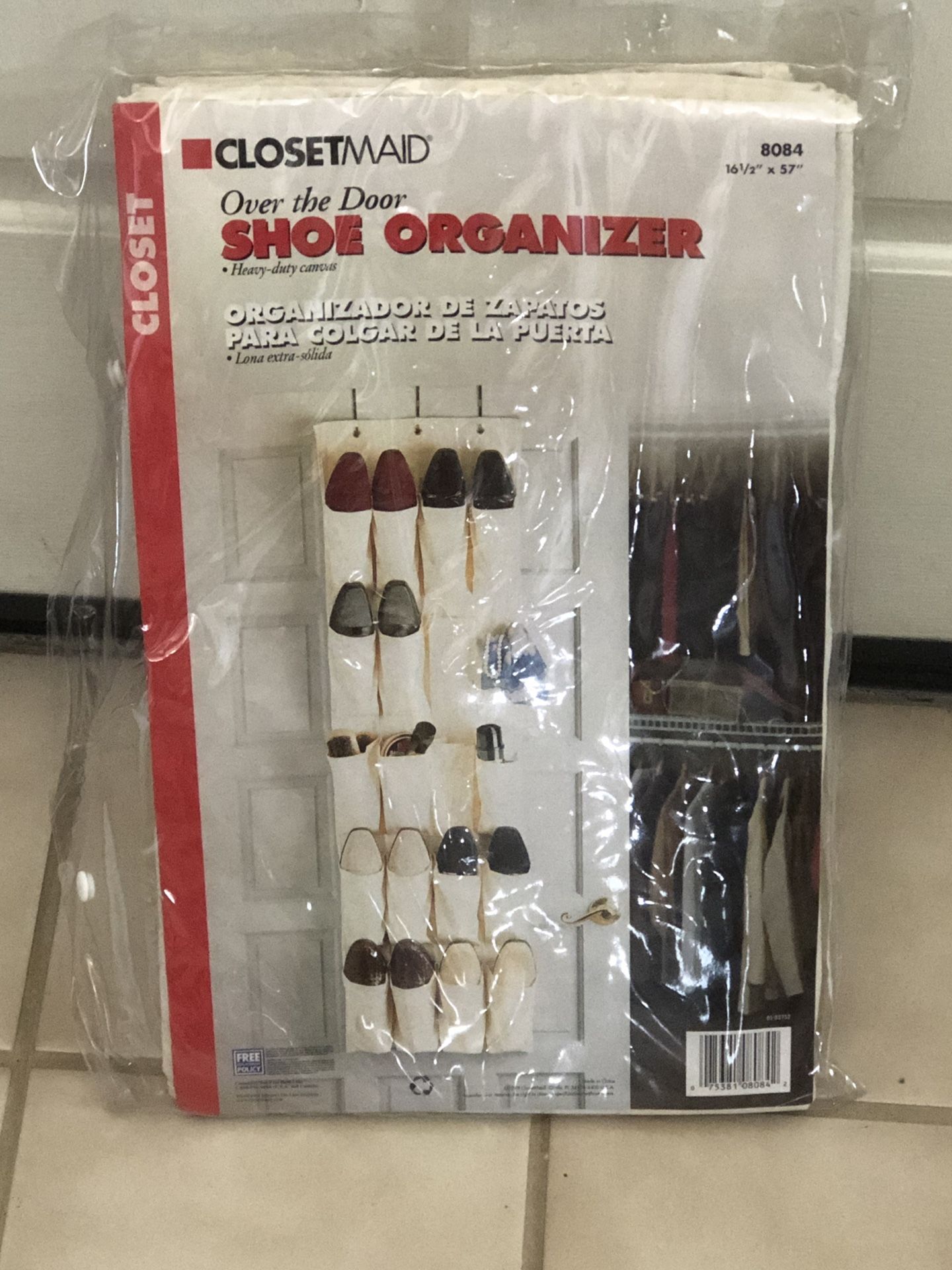 Brand New Closet Maid Over the Door Shoe Holder Organizer