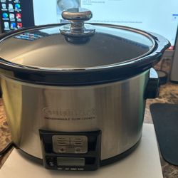 Cuisinart Slow Cooker Programmable 3.5 Qt Cooking Kitchen Crock Pot